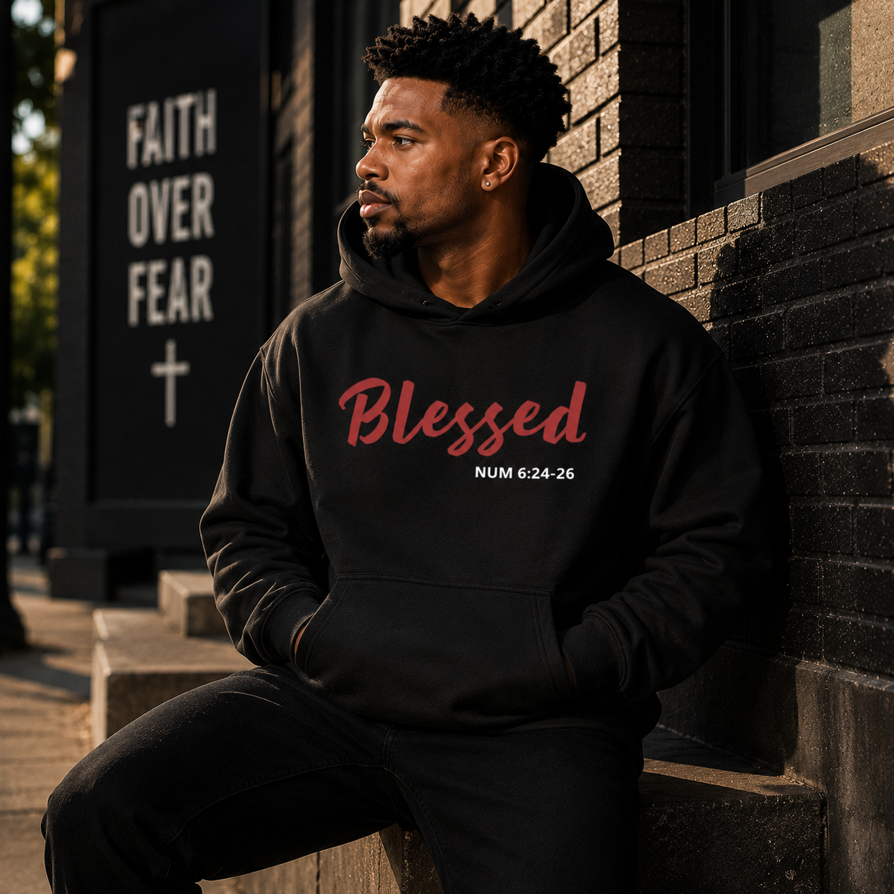 Blessed Hoodie – Black Edition